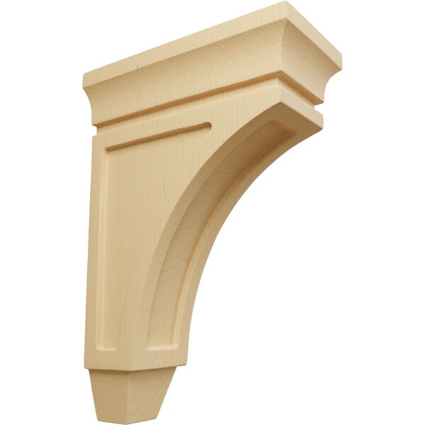Ekena Millwork 2 3/4"W x 5 1/2"D x 8"H Mini Lucan Wood Corbel, Alder CORW03X06X08LUAL - main